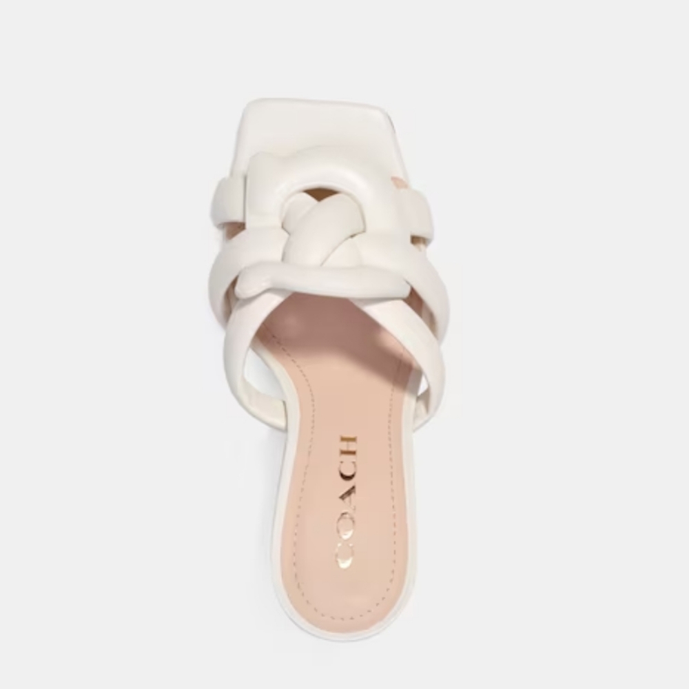 New! Kellie Sandal 👡 in White / Size 8 - Picture 2 of 2